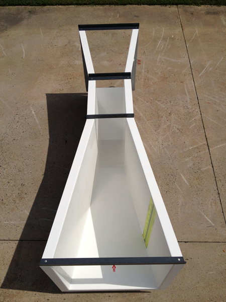 12-inch fiberglass parshall flume