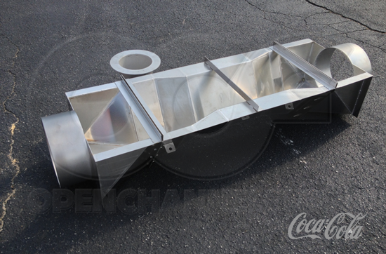 stainless steel Trapezoidal pretreatment flume