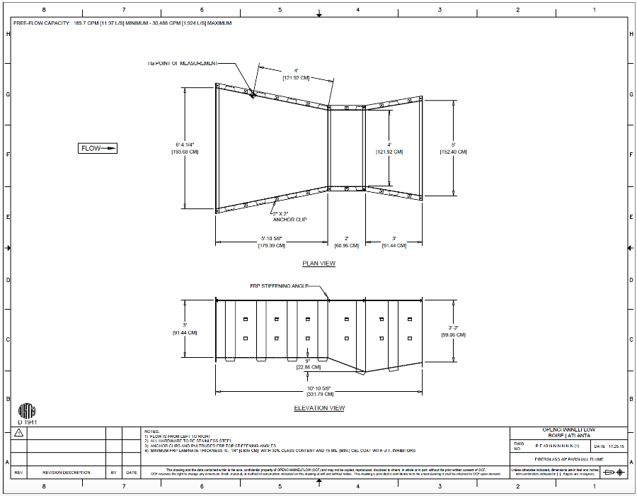 48-inch parshall flume dimensions thumbnail
