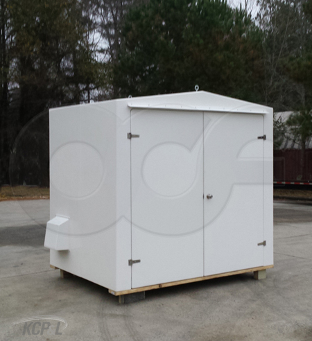Fiberglass Building / Equipment Shelter from Openchannelflow