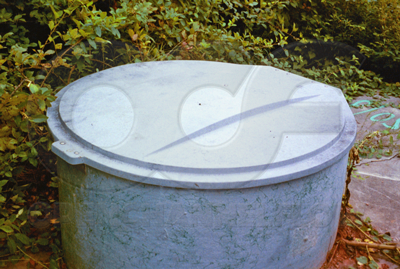 fiberglass packaged metering manhole with domed top