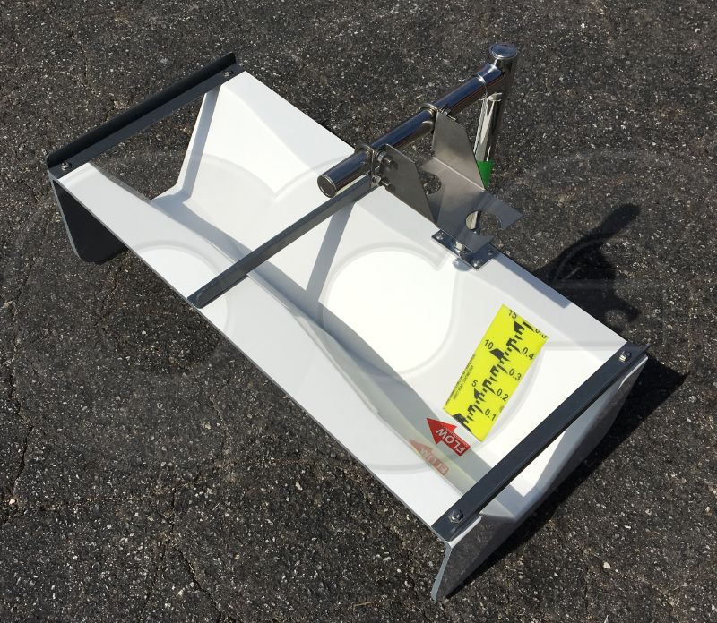 fiberglass large 60 degree v trapezoidal flume