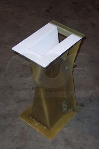 fiberglass Parshall flume without exterior gel coat