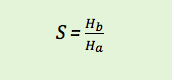 flume submergence ratio equation