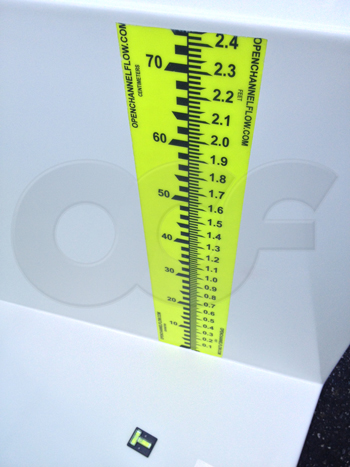 Molded In Staff Gauge