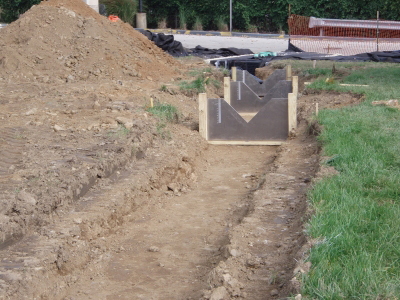 multiple v-notch weir plates