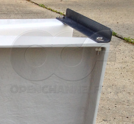 Close-up example of the wall thickness on an Openchanneflow 2