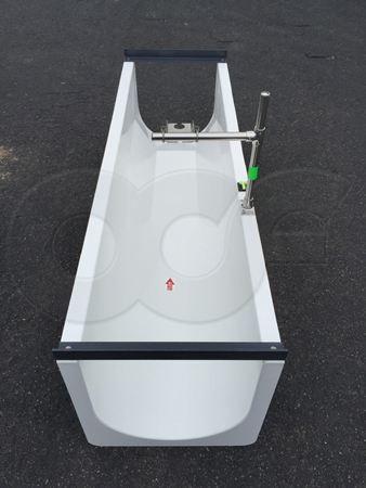 Palmer-Bowlus flume u shaped cross section