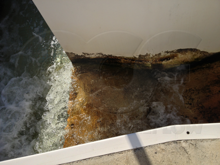 free flow discharge from a Parshall Flume