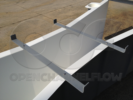 Anchoring Angle to Secure a Nested Parshall Flume