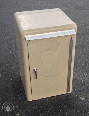 custom NEMA 3R Fiberglass Sampler Enclosure 