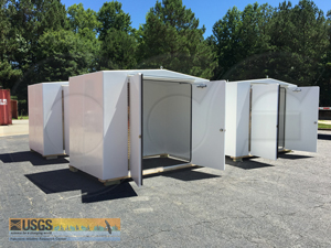 10 x 8 fiberglass shelters for pump system housing