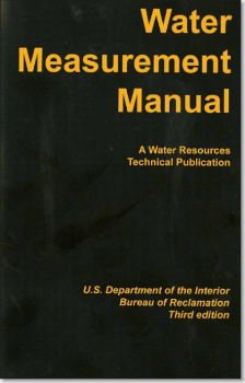 USBR Water Measurement Manual - 3rd Edition Cover