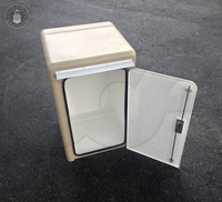 custom insulated fiberglass enclosure to house an automatic wastewater sampler