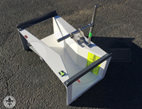 ultrasonic transducer mounting bracket over an Openchannelflow fiberglass Cutthroat flume