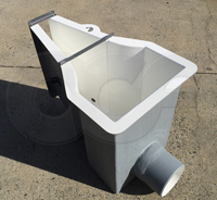 probe well on a fiberglass Montana flume