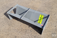 galvanized steel Trapezoidal flume with staff gauge