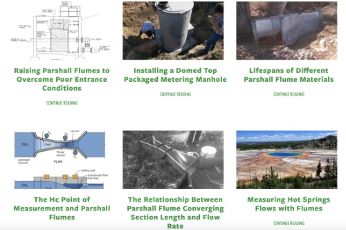 thumbnail of blog search results for Parshall Flumes