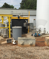 Aluminum Top packaged flow metering manhole above grade