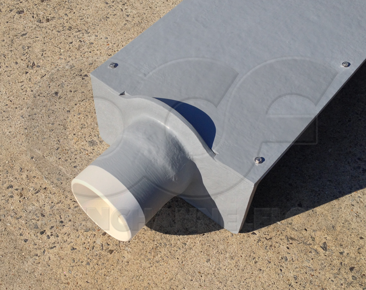 Inlet Bulkhead on a 0.5-Foot H Flume