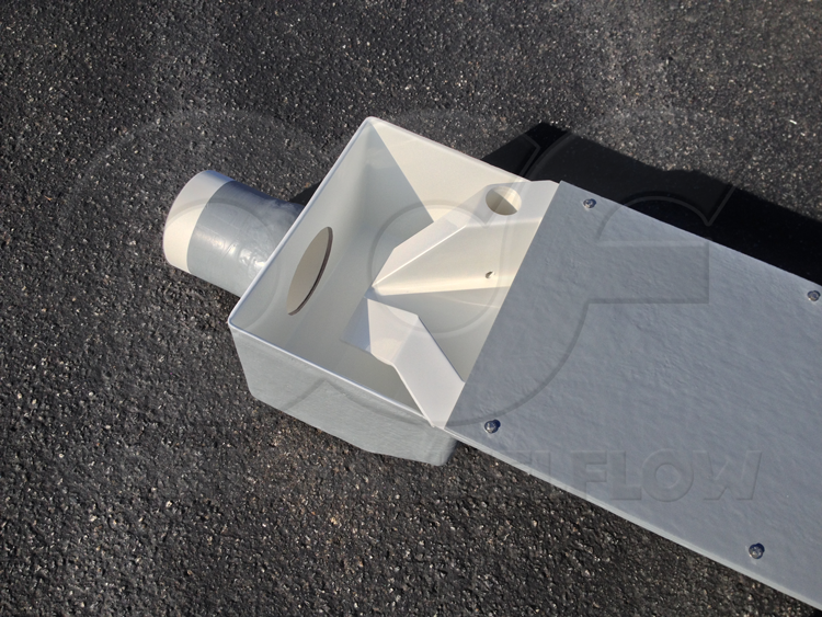 Dischage Structure on 0.5-Foot H Flume