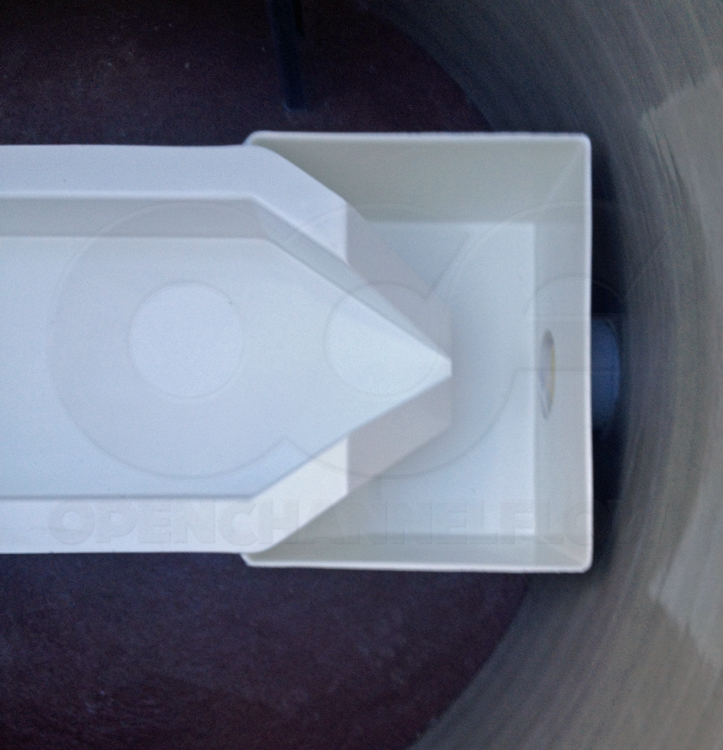 0.5-Foot H Flume in a Metering Manhole - Detail