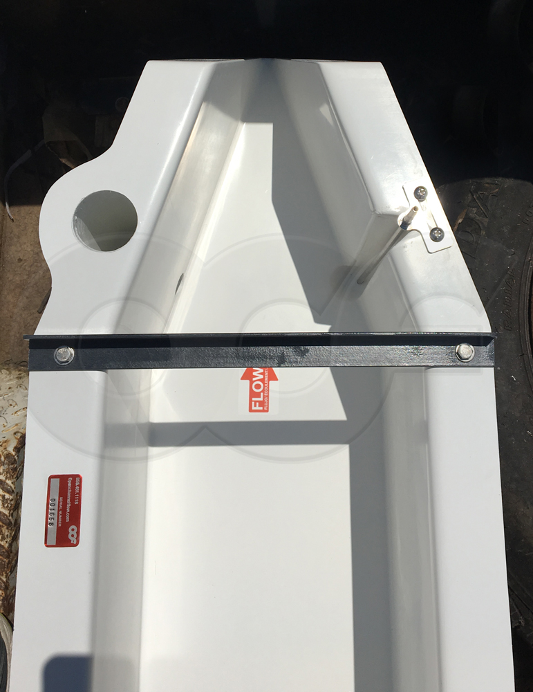 Fibeglass 0.6-Foot HS Flume to Measure Laundry Effluent