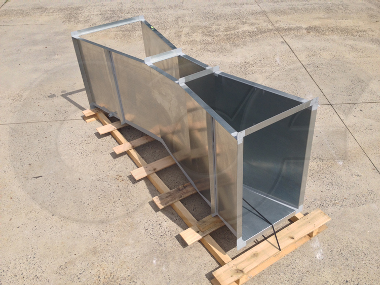 parshall flume galvanized steel