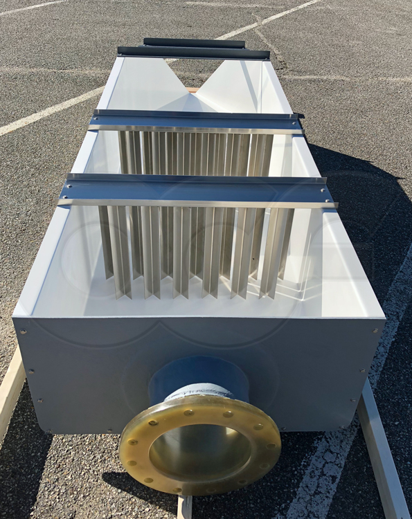 H Flume with Flow Conditioners