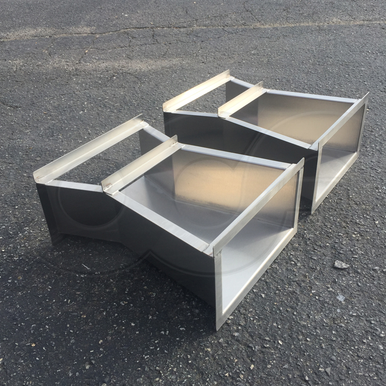 stainless steel construciton 18-inch x 8-inch Cutthroat Flumes