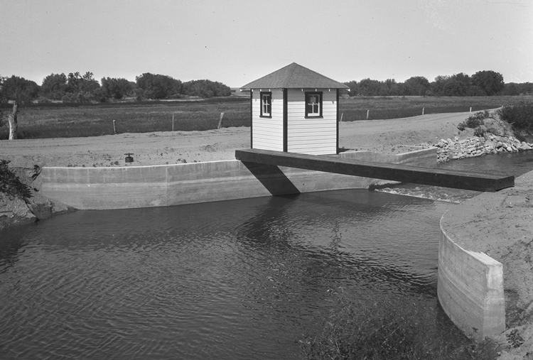 20-Foot Parshall Flume in Operation