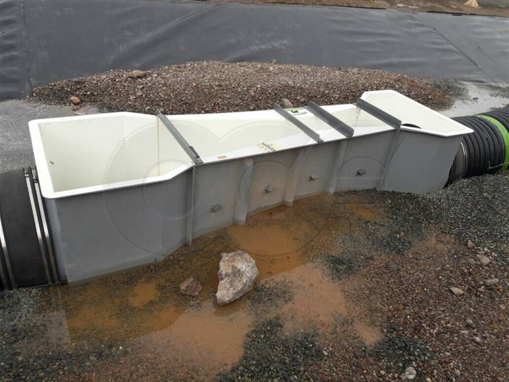 Parshall Flume Measuring Mine Treatment Flows