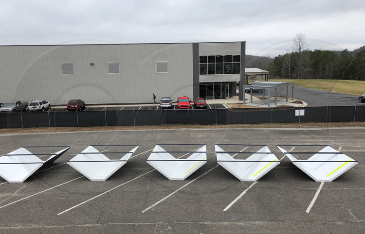 Large Fiberglass 2-Foot Trapezoidal Flumes