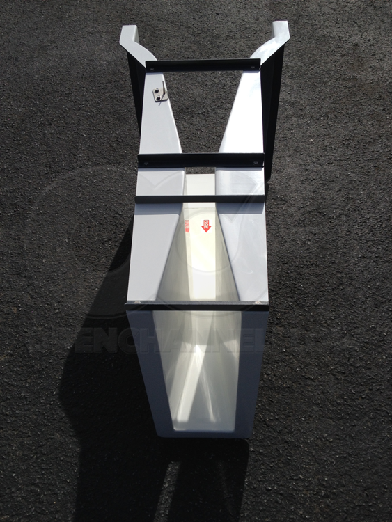 parshall flume fiberglass construction open end adapter