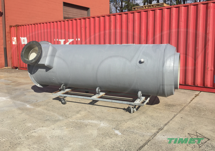 Fiberglass Traffic Manhole with Intergrated 3-Inch Parshall Flume