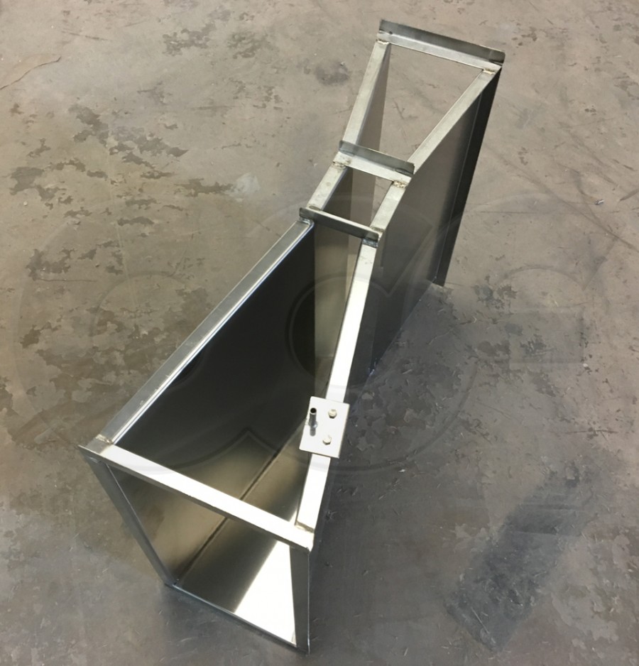 Stainless Steel 3-Inch Parshall Flume with Sampler Tube