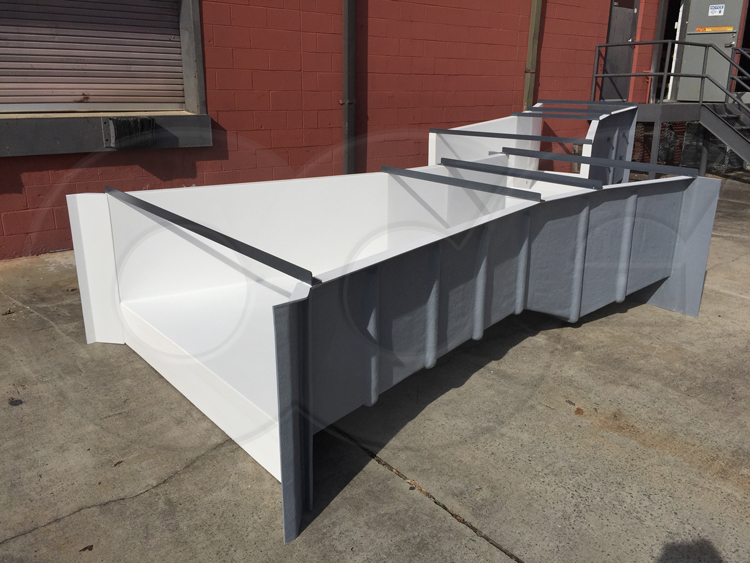 parshall flume fiberglass construction nesting
