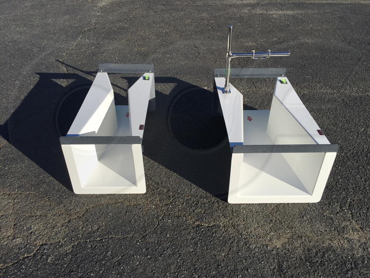 Fiberglass 36-Inch Cutthroat Flumes