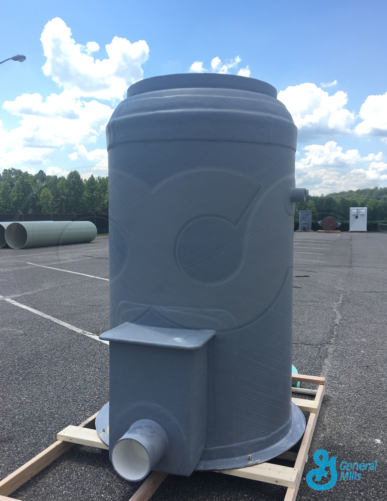 Traffic Rated Metering Manhole with a 3-Inch Parshall Flume and 38-Inch Opening