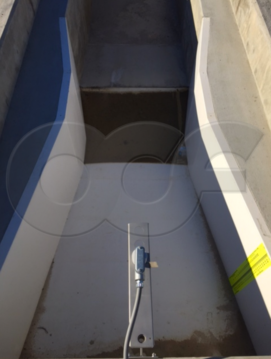 48-Inch Parshall Flume Installed in a Concrete Channel at a WWTP 