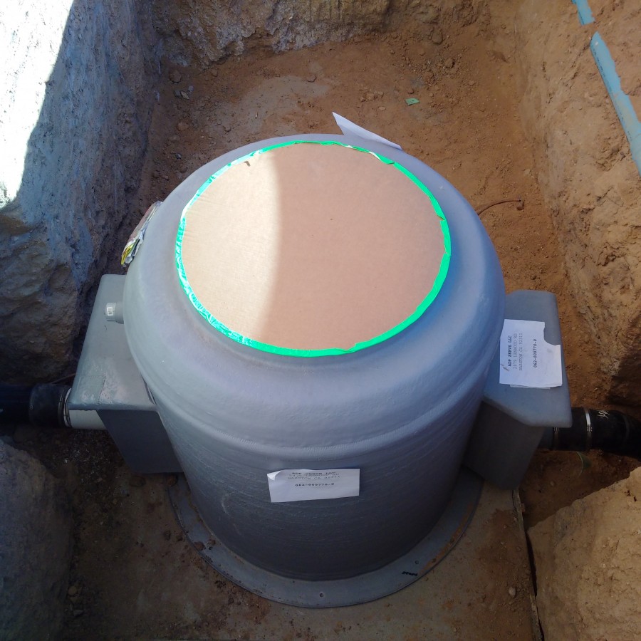 Packaging Plant Flow Measurement Manhole During Installation