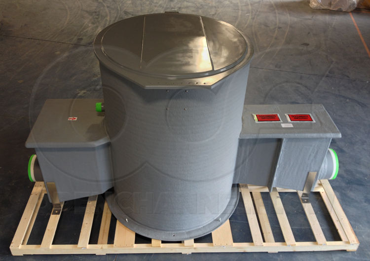 6-Inch Parshall 48-Inch Domed Top Manhole - Palleted