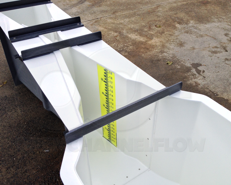 parshall flume fiberglass construction nested dual range