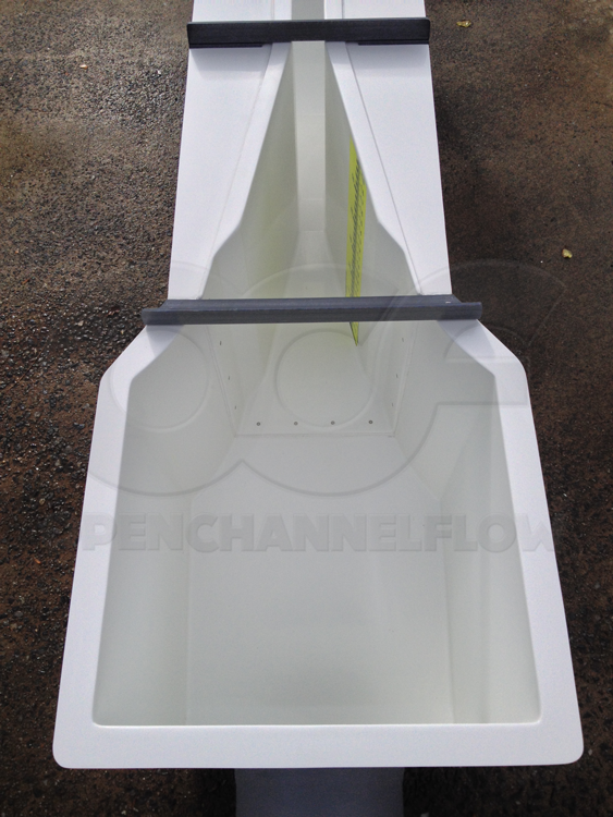 parshall flume fiberglass construction nested dual range