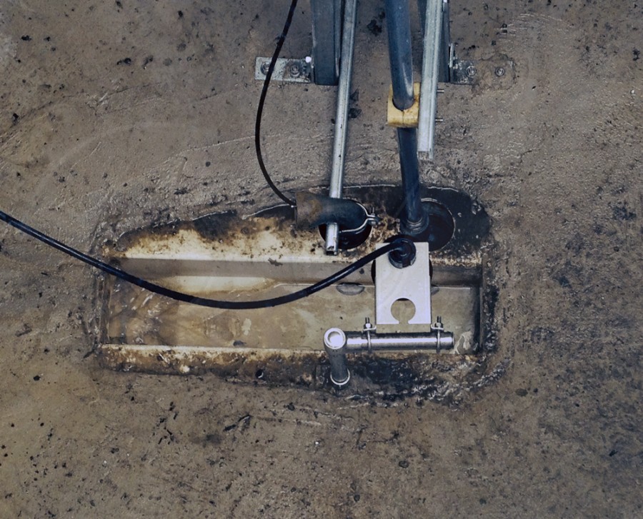 Palmer-Bowlus Flume Installed in a Concrete Manhole