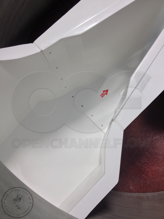 Manhole Nesting Parshall Flume Detail