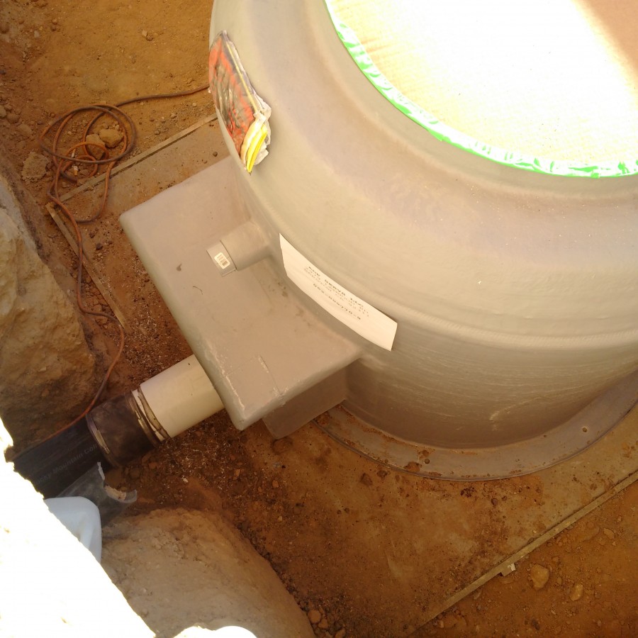 H-20 Manhole Pipe Stub Connection