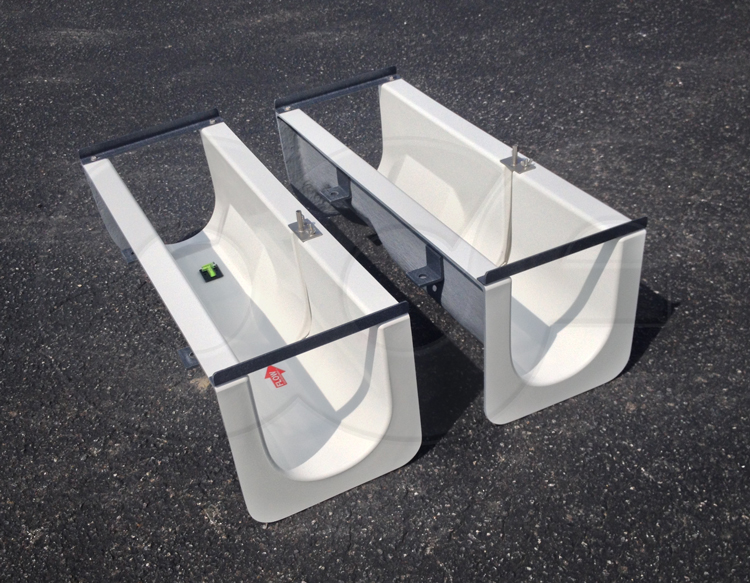 palmer bowlus flumes with sampler tubes