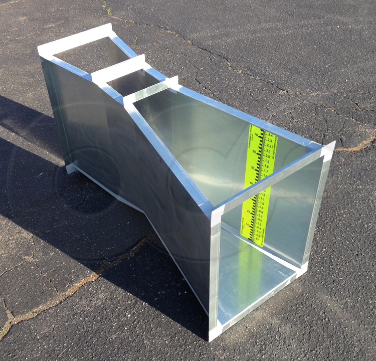 9-Inch Galvanized Steel Parshall Flume