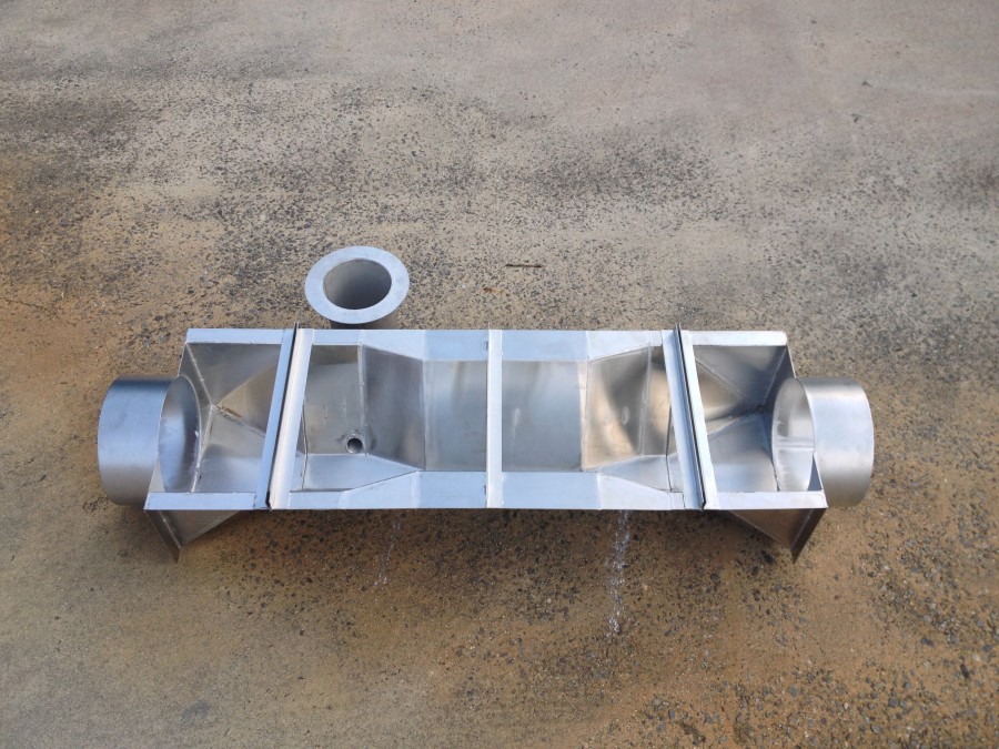 Stainless Steel Extra Large Trapezoidal Flume